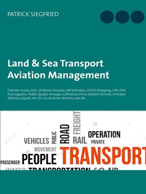 cover image of Land & Sea Transport Aviation Management